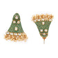 Rajwada Green Meenakari Dangler Earring For Women