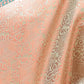 Off White Silk Blend Woven Saree With Unstitched Blouse