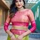 Rajwada Green Silk  Saree with unstitched Blouse For Women