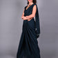 Rajwada Blue Silk Blend Embroidered Saree For Women