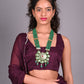 Rajwada Violet Silk Blend Embroidered Saree For Women