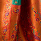 Rajwada Green Woven Design Silk Blend Saree With Unstitched Blouse For Women