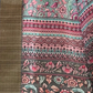 Rajwada Sea Green Printed Silk Blend Saree With Unstitched Blouse For Women