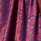 Rajwada Purple Woven Design Silk Blend Saree With Unstitched Blouse For Women