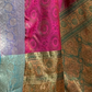 Rajwada Pink Woven Design Silk Blend Saree With Unstitched Blouse For Women
