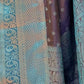 Rajwada Purple Woven Design Tissue Silk Saree With Unstitched Blouse For Women