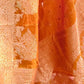 Rajwada Orange Woven Design Organza Saree With Unstitched Blouse For Women