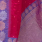 Rajwada Red Woven Design Soft Silk Saree With Unstitched Blouse For Women