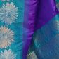 Rajwada Purple Woven Design Soft Silk Saree With Unstitched Blouse For Women