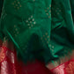 Rajwada Green Woven Design Soft Silk Saree With Unstitched Blouse For Women
