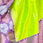 Rajwada Olive Woven Design Soft Silk Saree With Unstitched Blouse For Women