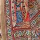 Rajwada Beige Printed Silk Blend Saree With Unstitched Blouse For Women