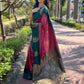 Rajwada Pink Woven Design Soft Silk Saree With Unstitched Blouse For Women
