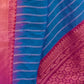 Rajwada Blue Woven Design Soft Silk Saree With Unstitched Blouse For Women