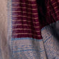 Rajwada Maroon Woven Design Soft Silk Saree With Unstitched Blouse For Women