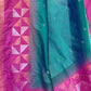 Rajwada Teal Woven Design Soft Silk Saree With Unstitched Blouse For Women