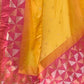 Rajwada Yellow Woven Design Soft Silk Saree With Unstitched Blouse For Women