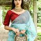 Rajwada Women Metallic Brown Moon Clutch