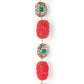Rajwada Women Stylish Red And White Beads Western Necklace Set
