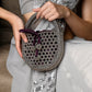 Rajwada - Purple Velvet Potli Bag Encased in Beads