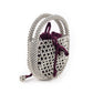 Rajwada - Purple Velvet Potli Bag Encased in Beads