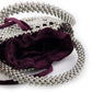 Rajwada - Purple Velvet Potli Bag Encased in Beads