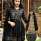 Rajwada Women Black Soft Fur Handle Beads Bag