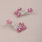 Rajwada Women Stylish Pink And White Necklace Set