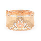 Rajwada Women Stylish White Stone Studded Gold Bracelet