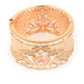 Rajwada Women Stylish White Stone Studded Gold Bracelet