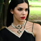 Rajwada Women Green Beaded Bridal Choker Necklace