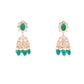 Rajwada Women Green Beaded Bridal Choker Necklace