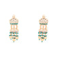 Rajwada Women Green Temple Pendant Long Bridal Necklace