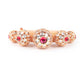Rajwada Women Stylish White Stone Studded Gold Bracelet