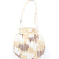 Rajwada Women Apricot Sequins Embellished Potli Bag