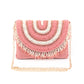 Rajwada - Pink and White Embroidered Clutch