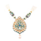 Rajwada Women White Pearls With Pendant Necklace