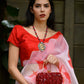 Rajwada - Red Stone Embellished Hand Clutch