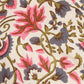 Cream Cotton Floral Printed Stitched Kurta Set