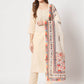 Rajwada - Classic Peach Cotton Printed Kurta Set