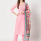 Rajwada - Beautiful Pink Cotton Printed Kurta Set