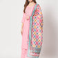 Rajwada - Beautiful Pink Cotton Printed Kurta Set