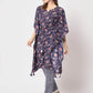 Rajwada - Beautiful Purple Cotton Printed Lose Fit Kurta