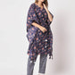 Rajwada - Beautiful Purple Cotton Printed Lose Fit Kurta