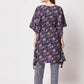 Rajwada - Beautiful Purple Cotton Printed Lose Fit Kurta