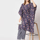 Rajwada - Beautiful Purple Cotton Printed Lose Fit Kurta