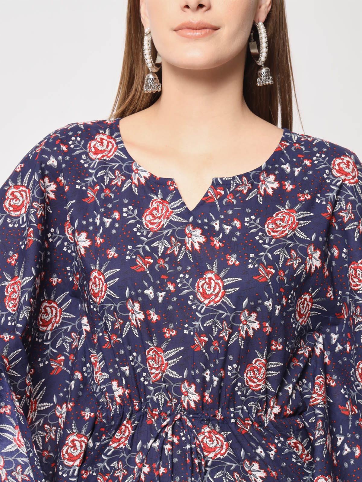 Rajwada - Beautiful Purple Cotton Printed Lose Fit Kurta