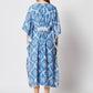Rajwada - Stunning Blue Cotton Printed Lose Fit Kurta
