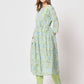 Rajwada - Light Green Cotton Printed Stitched Kurta Set