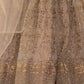 Rajwada Beige Georgette Embellished Lehenga For Women